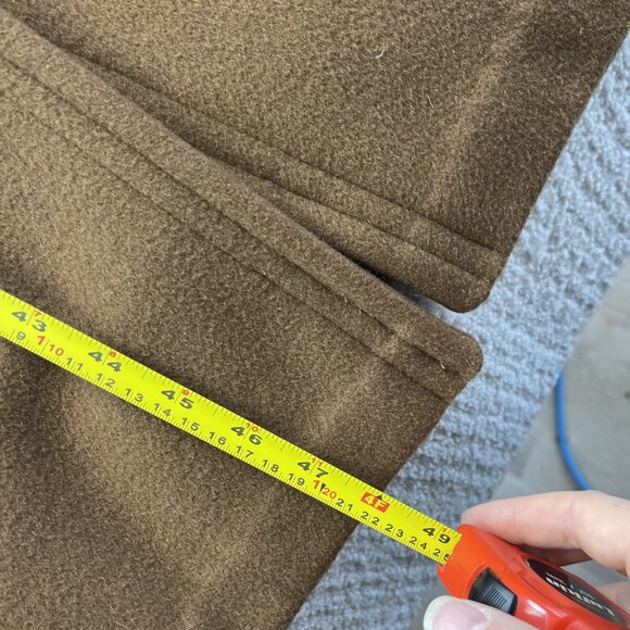 VTG Holt Renfrew Wool / Cashmere Dress Coat Mocha Brown Women Sz 10 Canada Made - Picture 9 of 13